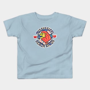 Mississippi Beach Kings Soccer Kids T-Shirt